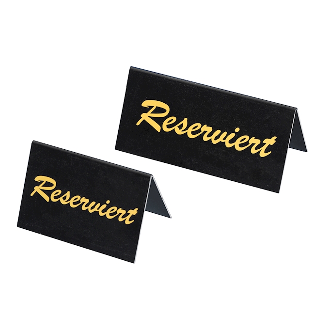 Écriteaux Reserviert 75 mm